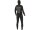 VISSLA 7 SEAS 6.5mm Neopren Wetsuit Fullsuit mit Haube und Chest Zip in schwarz Größe S